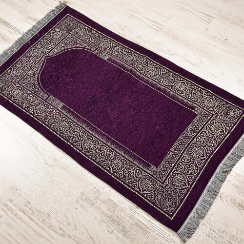 (Purple) Luxury Prayer Rug 1