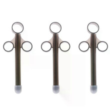 3X Personal Lubricant Lube Launcher Injector Applicator Syringe Large Black