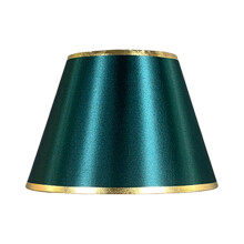 Elegant Cloth Round Lampshades Modern-Dark green gold 30cm
