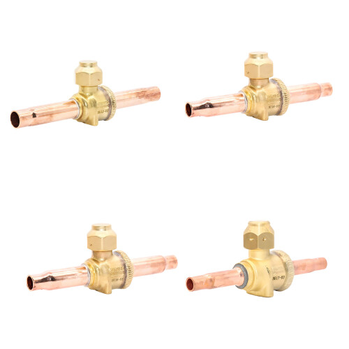 Brass Bidirectional Shut Off Valves with Welded Ball-12 2