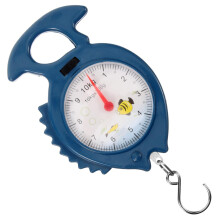 Precision Manual Hanging Scale 10kg Black Lightweight Hand Scale for Travel and Kitchen Use