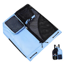 Waterproof Mesh Swim Bag with Separate WetDry Compartments, Lightweight QuickDry Tote for Adults