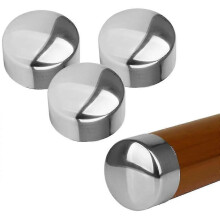 2 Pairs Handrail End Caps for 45mm Railing Armrest End Cover for Armrest End Cover