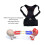 Adjustable Magnetic Posture Corrector and Back Support Belt for Shoulder Alignment Pain Relief Black Large 4