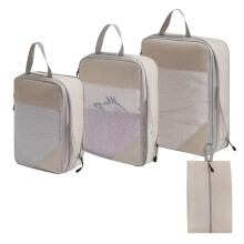 Packing Cubes for Travel Set with SpaceSaving Compression Design, Lightweight WaterResistant Organizers Color 19