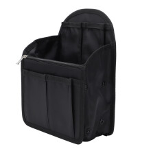 Waterproof Travel Toiletry Bag Black Lightweight Korean Style Cosmetic Organizer for Women