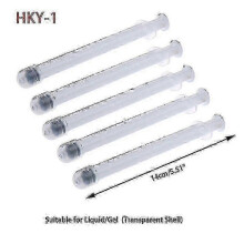 (C) 5 Pcs/set Fashion Vaginal Applicator Lubricant Injector Syringe Lube Launcher Health Care Tools