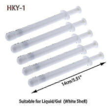 (D) 5 Pcs/set Fashion Vaginal Applicator Lubricant Injector Syringe Lube Launcher Health Care Tools
