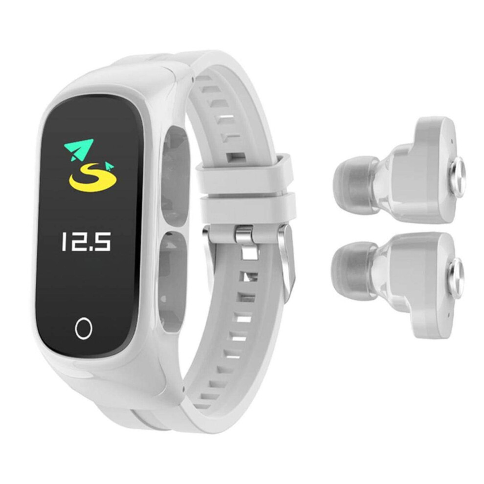 Smart Watch With Bluetooth Earphones For Men And Women, Fitness Tracker Bracelet With Call And Music Functions 9073542815259