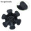 Cane Tip Replacement 3/4 Inch, Self‑Standing Quad Base, Anti‑Slip Rubber Tip for Walking Stick Stability 4