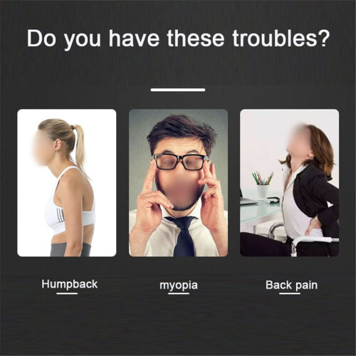 Adjustable Upper Back Posture Corrector Brace for Men and Women, Comfortable Support, Size L D 1