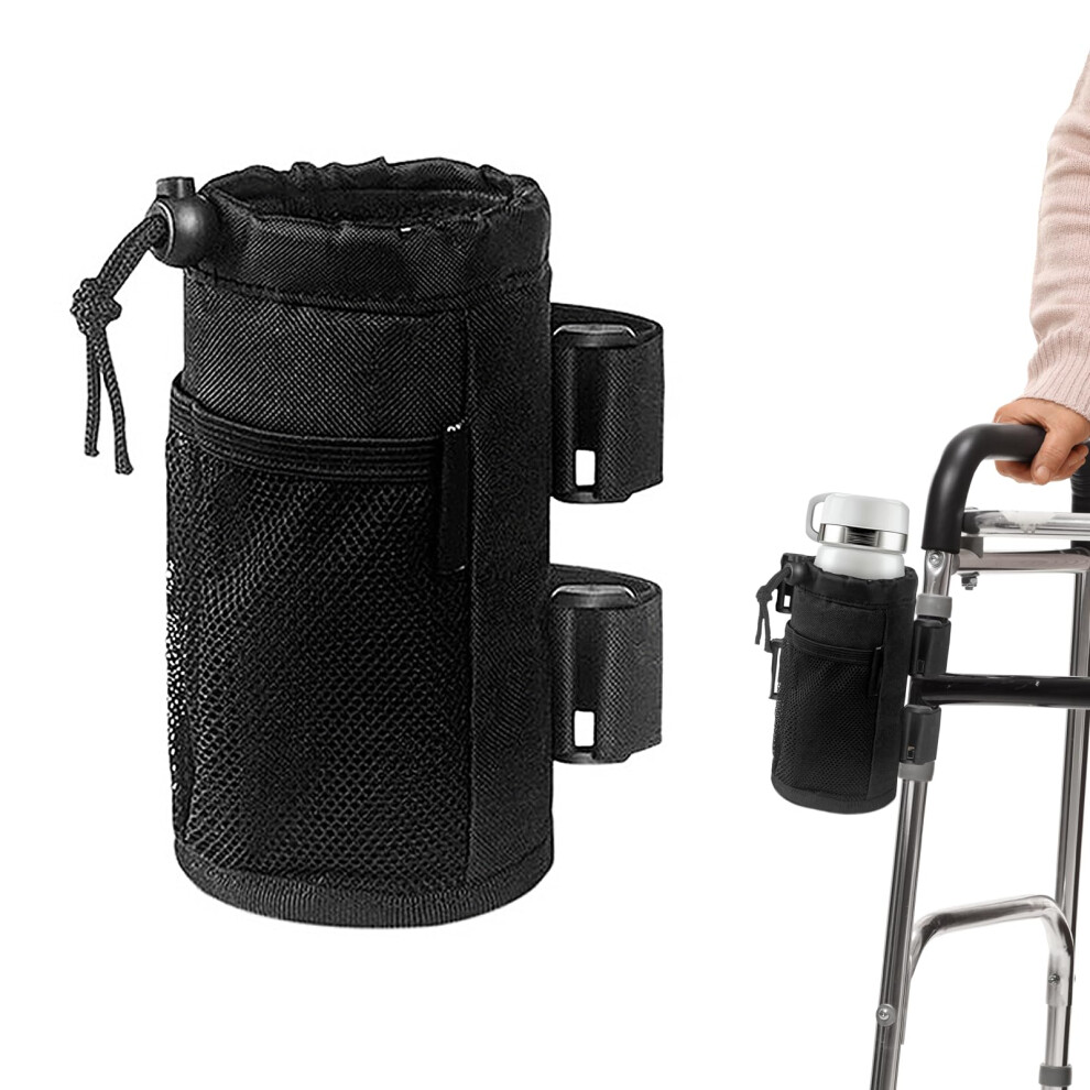 Wheelchair Cup Holder for Armrest â Durable SpillâResistant Drink Bag for Walker Rollator and Mobility Scooter, 1 Pc