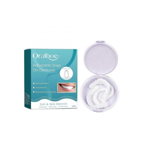 Veenora Clip-On Veneers, Adjustable Snap-On Teeth