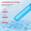 Lubricant Launcher, Lubricant Applicator with Smooth Round Tip, Reusable (2-Pack, Blue) 2
