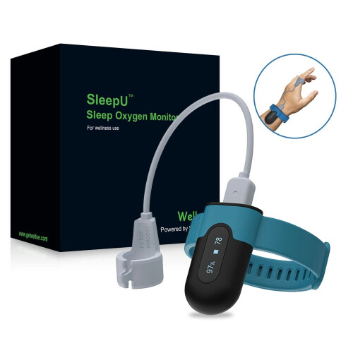 Wellue SleepU Wrist Pulse Oximeter with SpO2 Ring