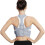 Posture Corrector Back Support Belt with Adjustable Elastic Straps for Spine and Shoulder Alignment Gray Large 1