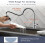 Kitchen Taps Mixer with Pull Out Spray,  360 Swivel 3 Modes Spray Head, Chrome 2