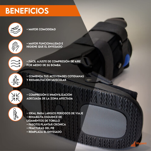 Air Walker Boot with Dual Air Compression, Adjustable Tall Orthopedic Walking Boot for Ankle Injuries 1