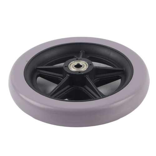 6 Inch Wheelchair Front Wheels, Durable 608ZZ Bearings, Smooth Rolling, Easy Steering Control 2