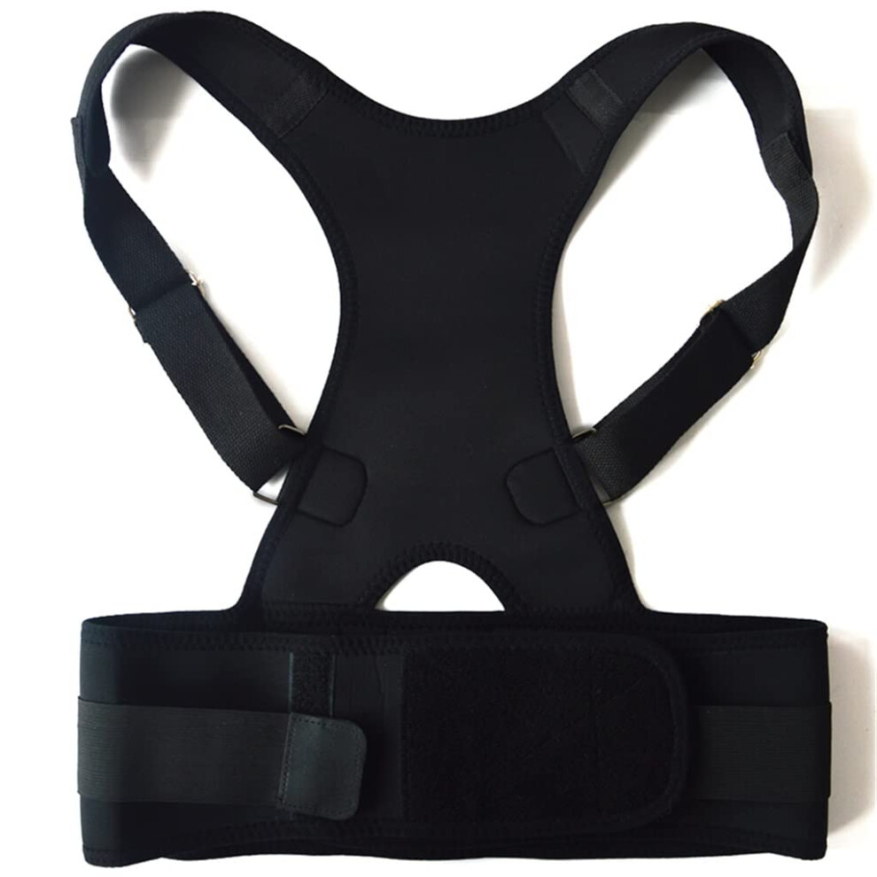 Adjustable Posture Corrector Back Support Belt for Back Pain Relief Ergonomic Lumbar Brace XL D