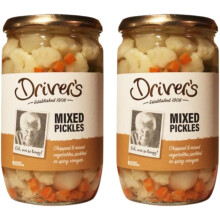Driver's Mixed Pickles Party Jar, 710g, Pack of 2