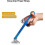 (Blue 2 white) Lube Lubricant Applicator with Smooth Rounded Tip Reusable/Durable/Easy to Clean (2 Pack)-Good 3