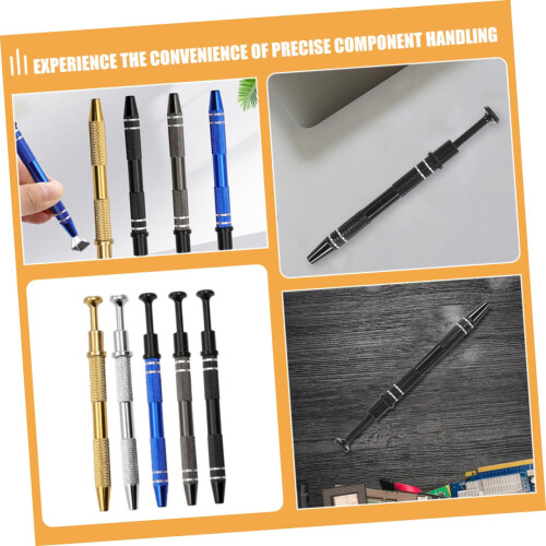 5pcs Electronic Grabber Tool with Precision Claw Grip for IC Chip Extraction and Circuit Board Work 2
