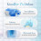 Dinosaur Shaped Toilet Cleaner and Deodorizer Blue 3 Pack, Cute Design Easy Replacement Setup 4