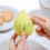 Kitchen Timer Cute Fruit Cookie Kitchen Timer | Novelty Manual Cooking Timer | Fun Shaped Mechanical Timer for Kitchen Alarm Home Desktop Decor (Lemon 3