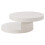 Round rotating coffee table with LED lights 8