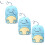 Dinosaur Shaped Toilet Cleaner and Deodorizer Blue 3 Pack, Cute Design Easy Replacement Setup 1