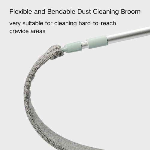 Extendable Microfiber Cleaning Duster with Flexible Bendable Head for Ceiling and Under Furniture (1) 2
