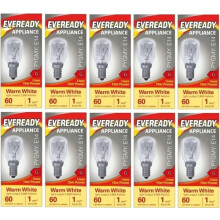 Eveready 15w Himalayan Salt Lamp Pygmy Light Bulbs SES E14 Fridge Bulb 10 Pack