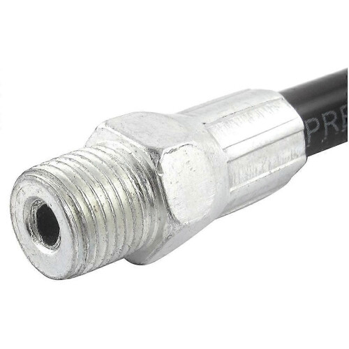 Mangueira flexível para pistola de graxa de 13,4 polegadas (34 cm), 4500 PSI, rosca BSP de 1/8 de polegada. 2