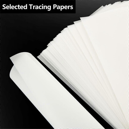 200 Sheets 63 GSM A4 Tracing Paper for Drawing Sketching Technical Use 2