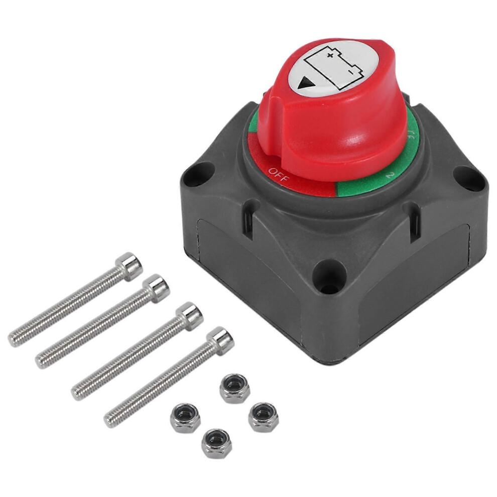 3 Position 12-60V Battery Disconnect Isolator Master Power Cut Off Kill Switch Compatible With Car 3312895937543