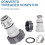 4Pack Type A Pool Hose Adapter for 1.5/1.25 Inch Vacuum Hose, Threaded Connector 5
