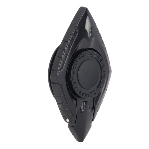Metal Rotation Stress Toy Black 5x3x1 cm Fingertip