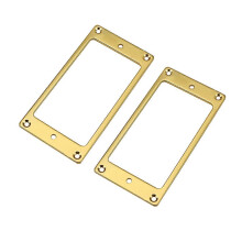 2 peças de anel de montagem para capa plana de captador humbucker de guitarra