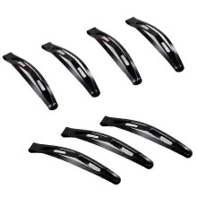 20 Pcs 78mm Black Metal Snap Hair Clip Barrettes, DIY Accessories