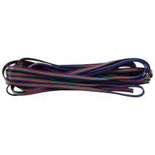Cable conector de extensión de 4 pines para tiras LED RGB 3528 5050, longitud 5M / 10M