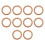 10 τεμάχια 12mm x 17mm x 1,5mm φλάντζας με επίπεδη φλάντζα για ροδέλα χαλκού 1