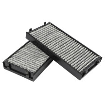2 Stück Innenraumfilter für BMW X5 E70 (2007–2015) und X6 E71 E72 (2008–2010), Teilenummer: 64316945586, 64316945585