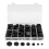 188 Pieces Closed Rubber Grommet Firewall Solid Closed Hole Plug Assortment Kit for Wire Electrical 1