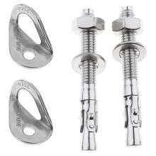 4Pcs 25KN 304 Stainless Steel Rock Climb Anchor Hanger Expansion Screw Fastening Bolt Fixed Point