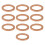 10 τεμάχια 12mm x 17mm x 1,5mm φλάντζας με επίπεδη φλάντζα για ροδέλα χαλκού 2