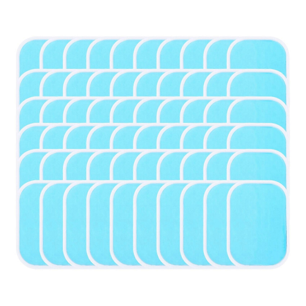 60PCS EMS Gel Pad Replacement Electrode Absorbent Gel Pad for Abdominal Muscle Trainer