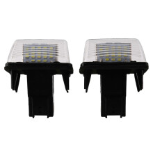18-LED-Kennzeichenbeleuchtung, kompatibel mit Peugeot 206/207/307/308 und Citroen C3/C4/C5/C6