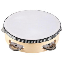 Tamburello a mano per bambini, 15 cm, strumento a percussione per l'educazione prescolare.