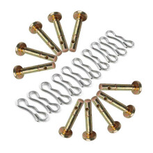 10 Stück Scherbolzen, 10 Stück Splinte 738-04124 714-04040 kompatibel mit MTD Schneefräse